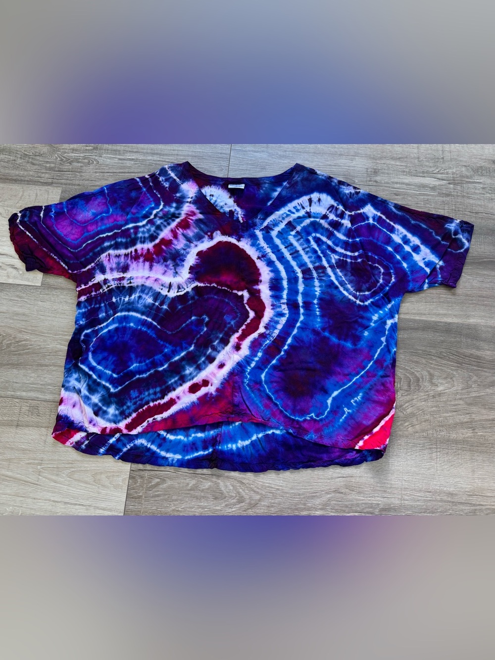 Handmade Tie-Dye Taking it Easy Top women’s size Medium